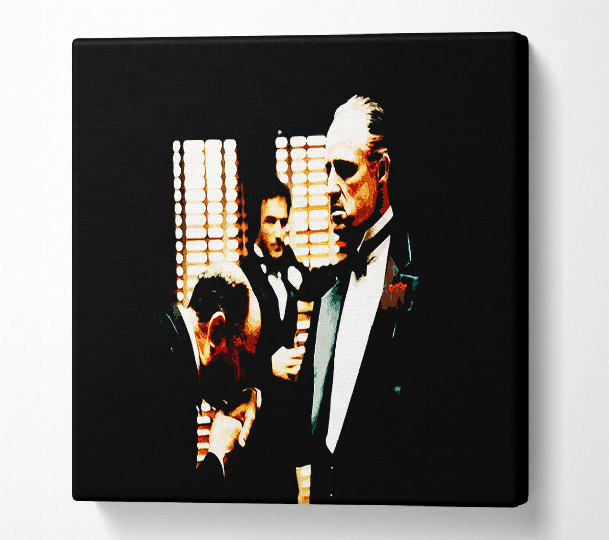 The Godfather Kiss Of Respect Canvas Wall Art