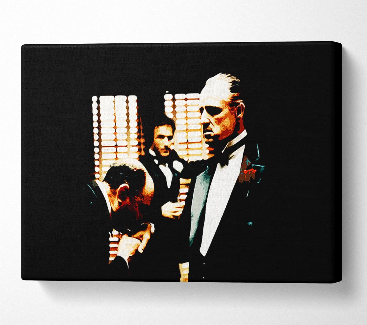 The Godfather Kiss Of Respect Canvas Wall Art