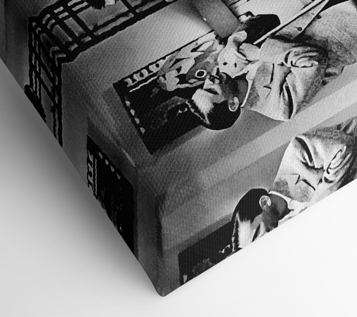 The Rat Pack 4 Playing Pool Canvas Wall Art