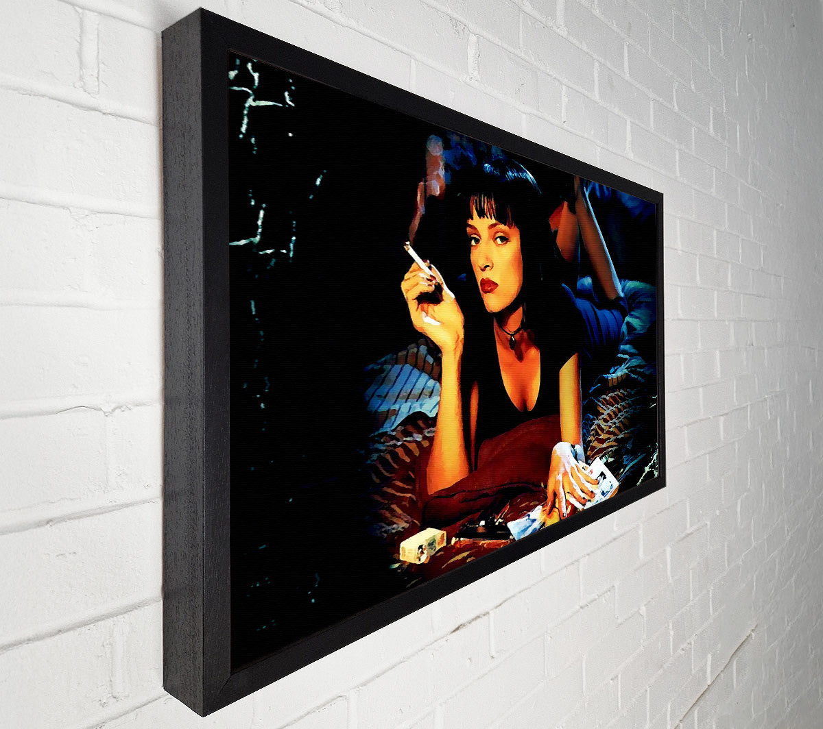 Uma Thurman Is Mia Pulp Fiction Canvas Wall Art