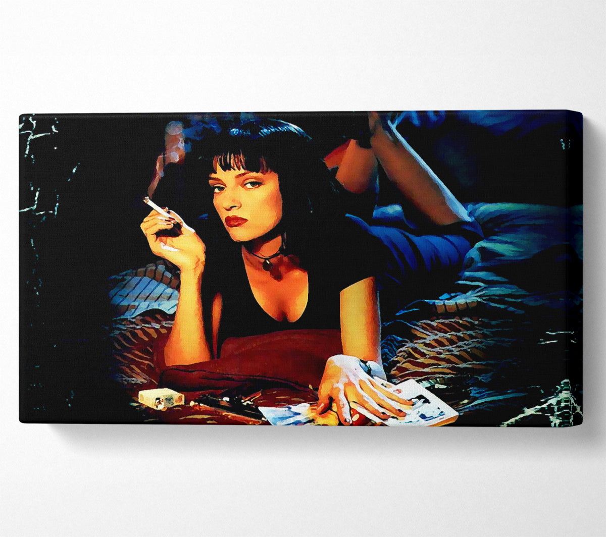 Uma Thurman Is Mia Pulp Fiction Canvas Wall Art