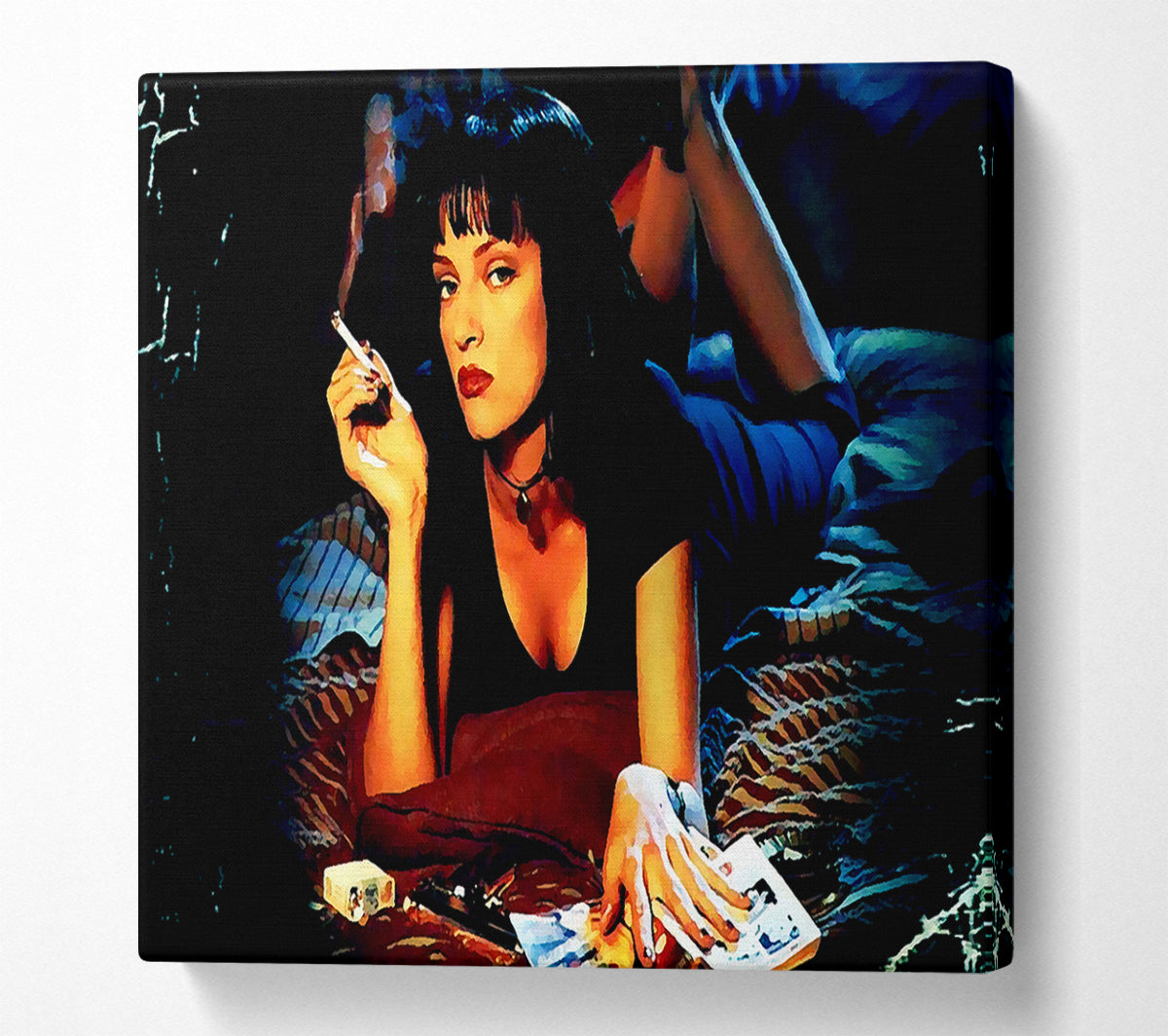 Uma Thurman Is Mia Pulp Fiction Canvas Wall Art