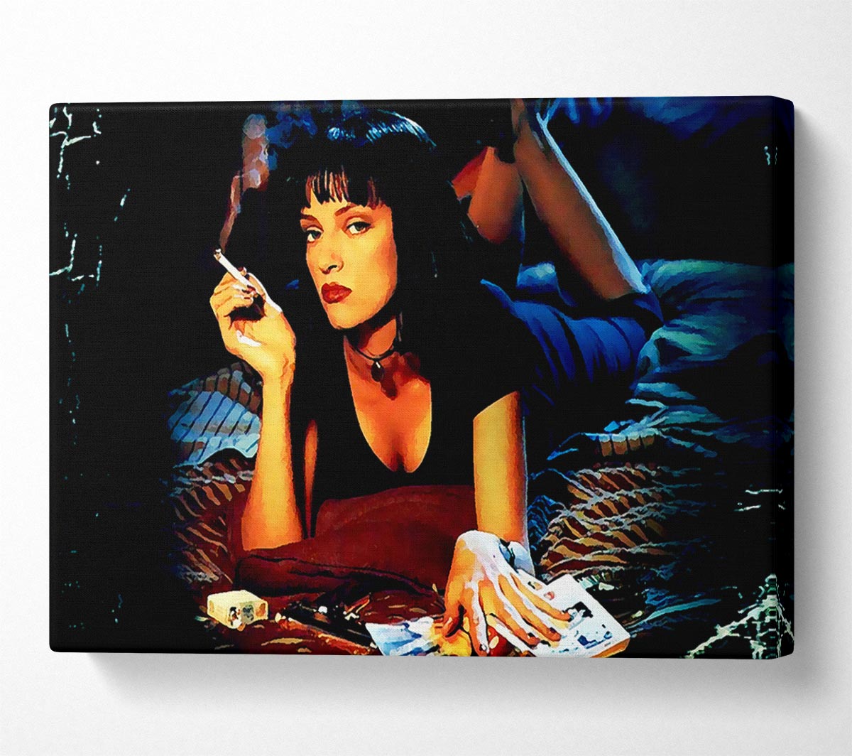 Uma Thurman Is Mia Pulp Fiction Canvas Wall Art