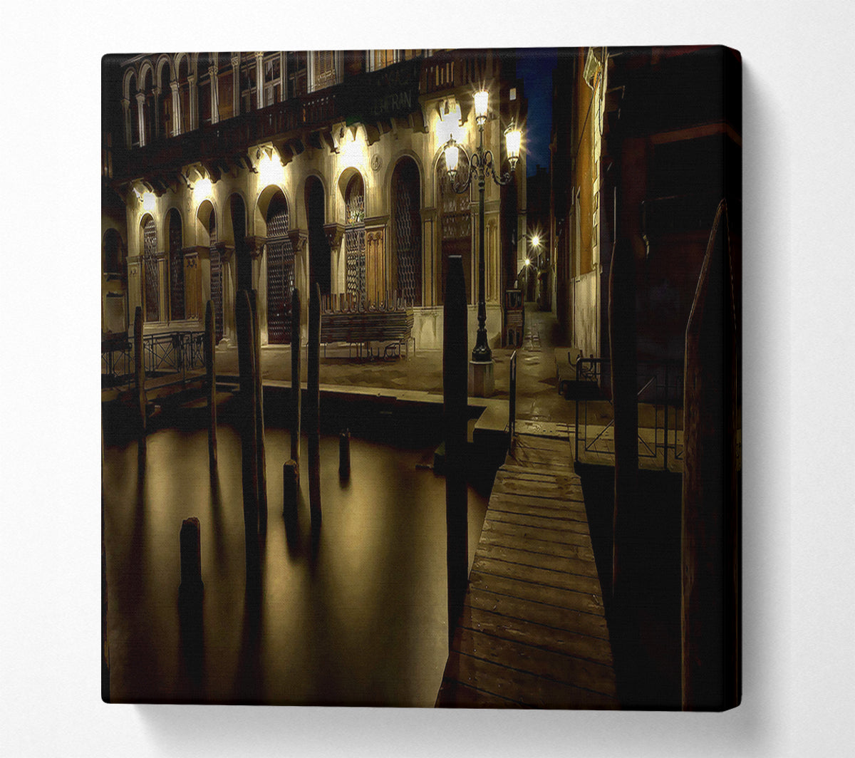 Venice Streets Canvas Wall Art