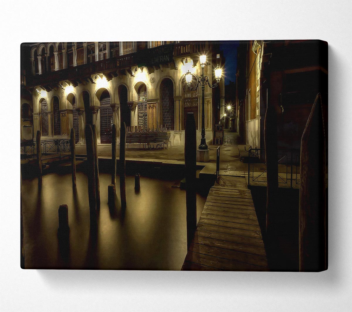 Venice Streets Canvas Wall Art
