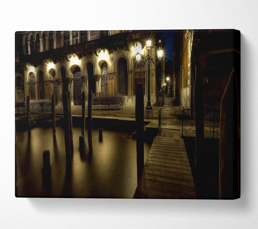Venice Streets Canvas Wall Art