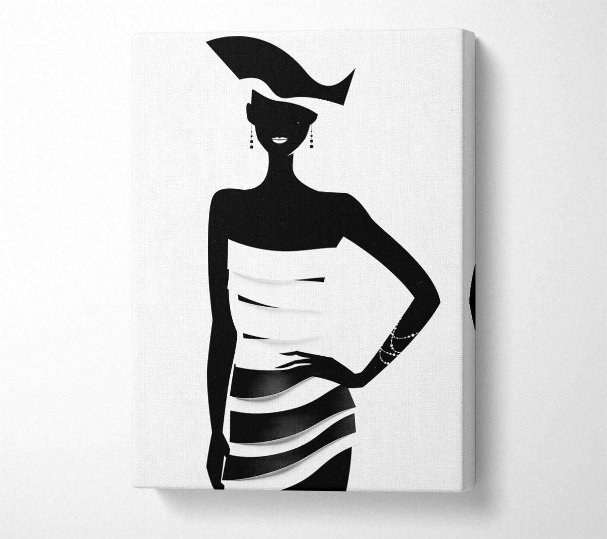 Tribal Woman Canvas Wall Art