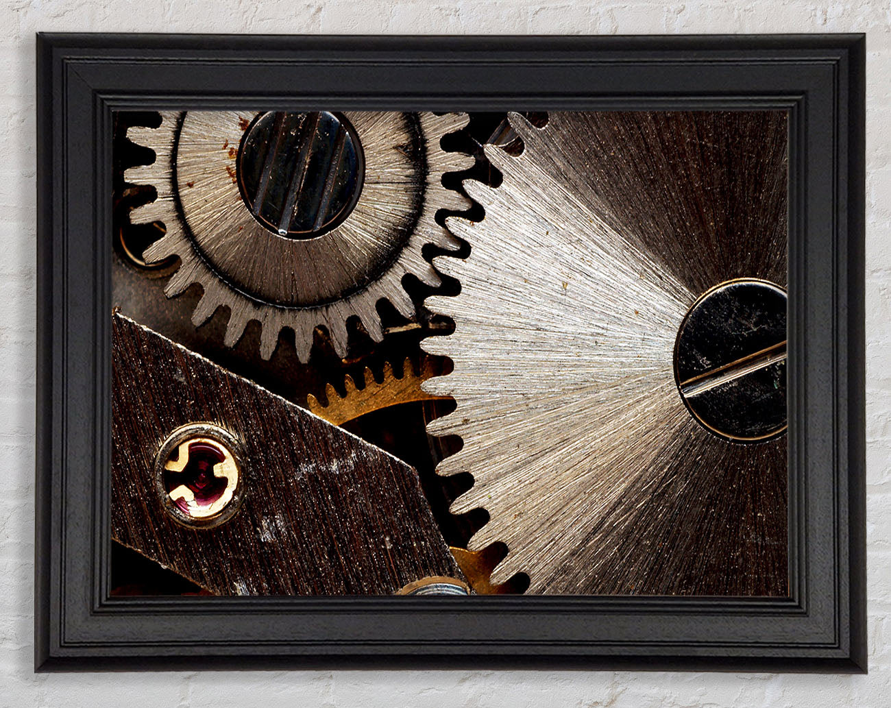 Cogs Of Time Framed Print
