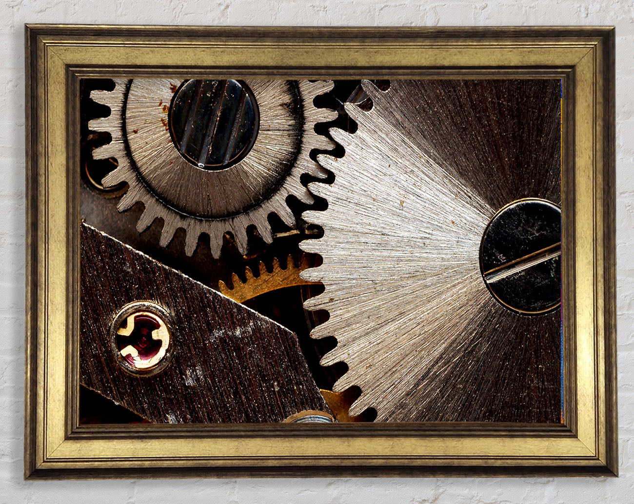 Cogs Of Time Framed Print