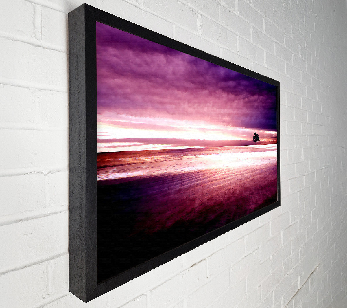 Purple Nature Canvas Wall Art