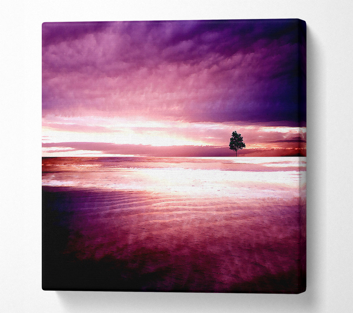 Purple Nature Canvas Wall Art