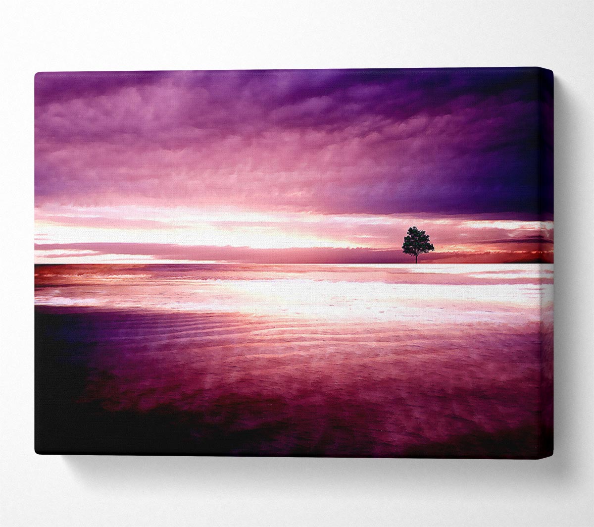 Purple Nature Canvas Wall Art