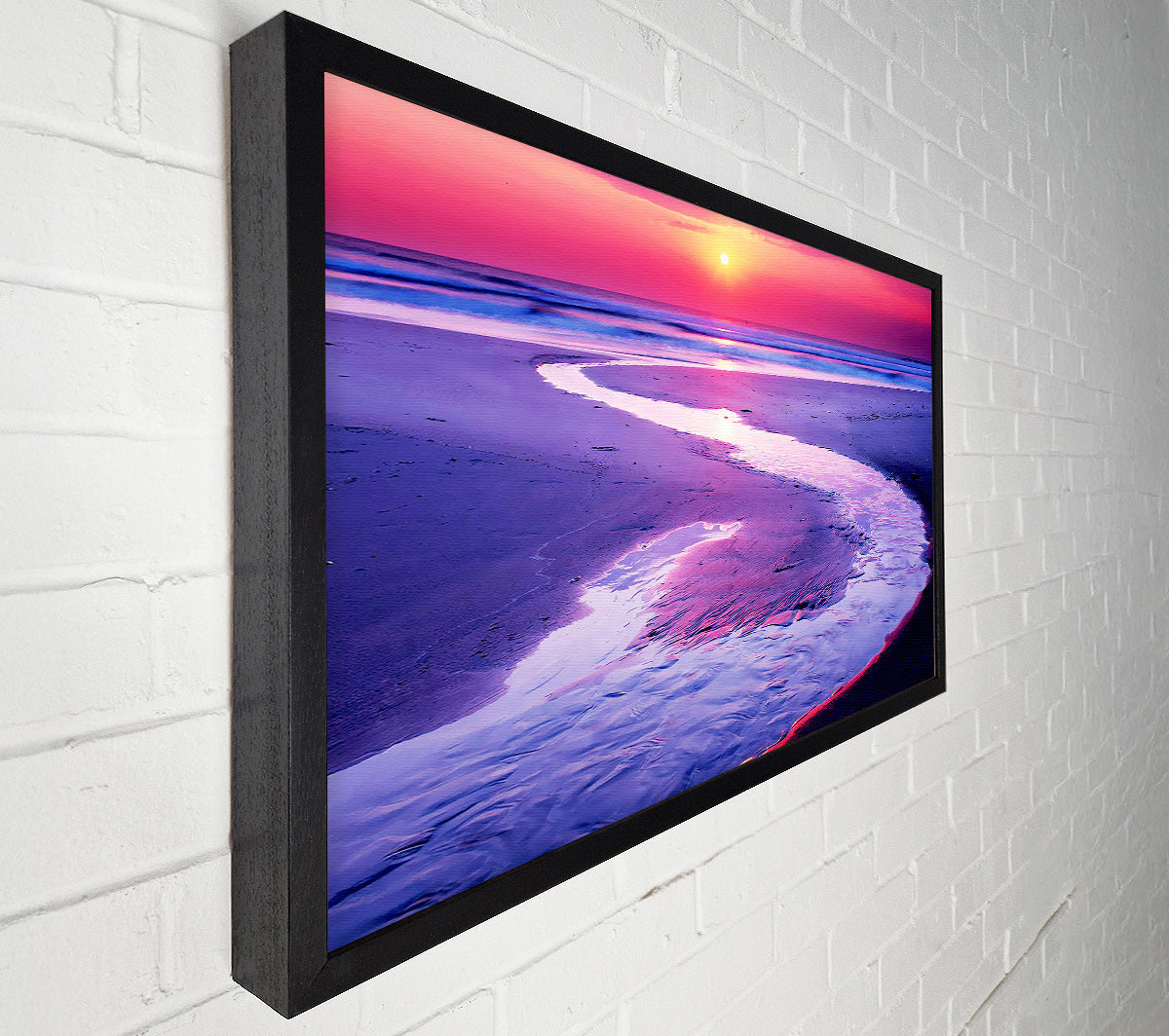 Shoreline Path Canvas Wall Art