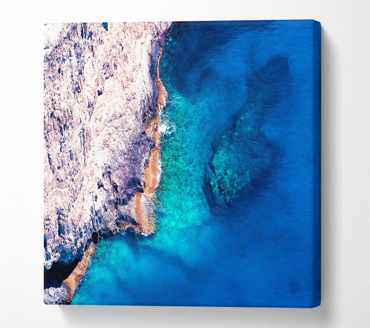 Sea Beach Stone Canvas Wall Art