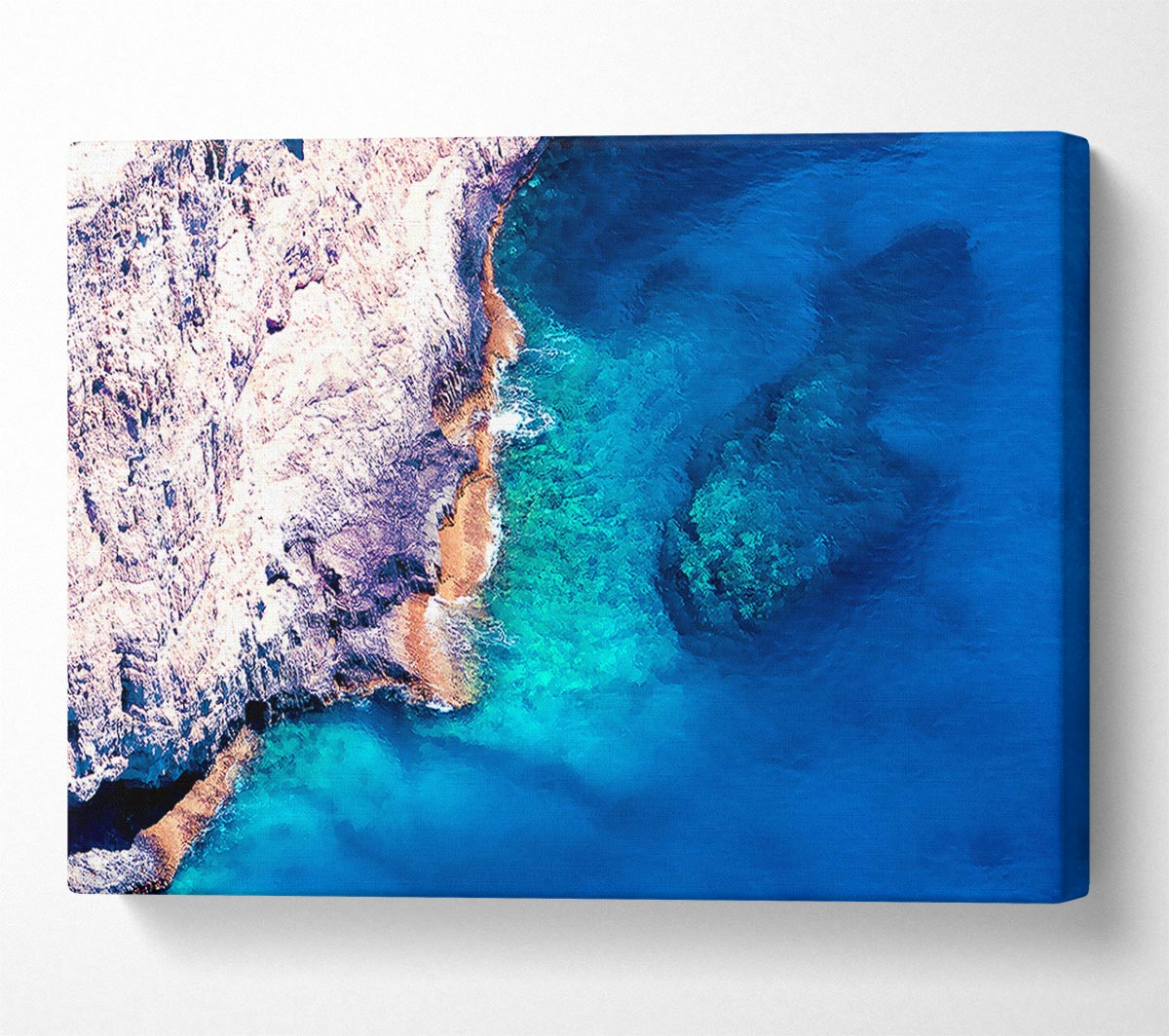 Sea Beach Stone Canvas Wall Art