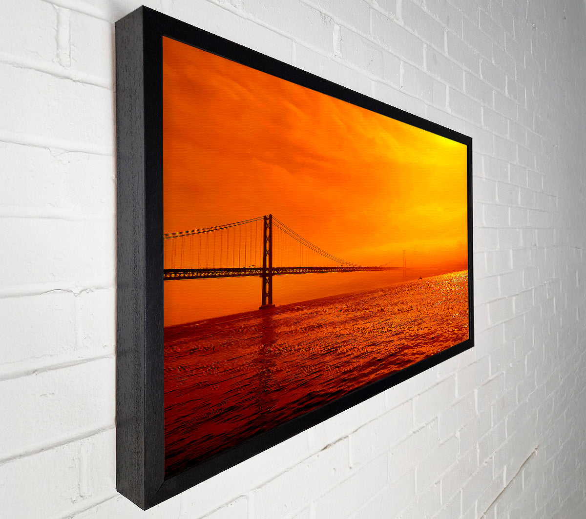 The Misty Ocean Crossing Canvas Wall Art