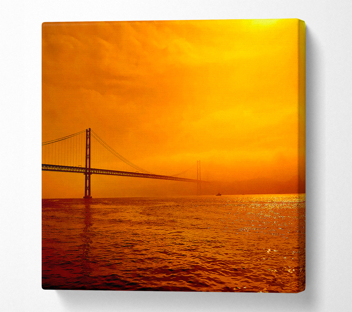 The Misty Ocean Crossing Canvas Wall Art
