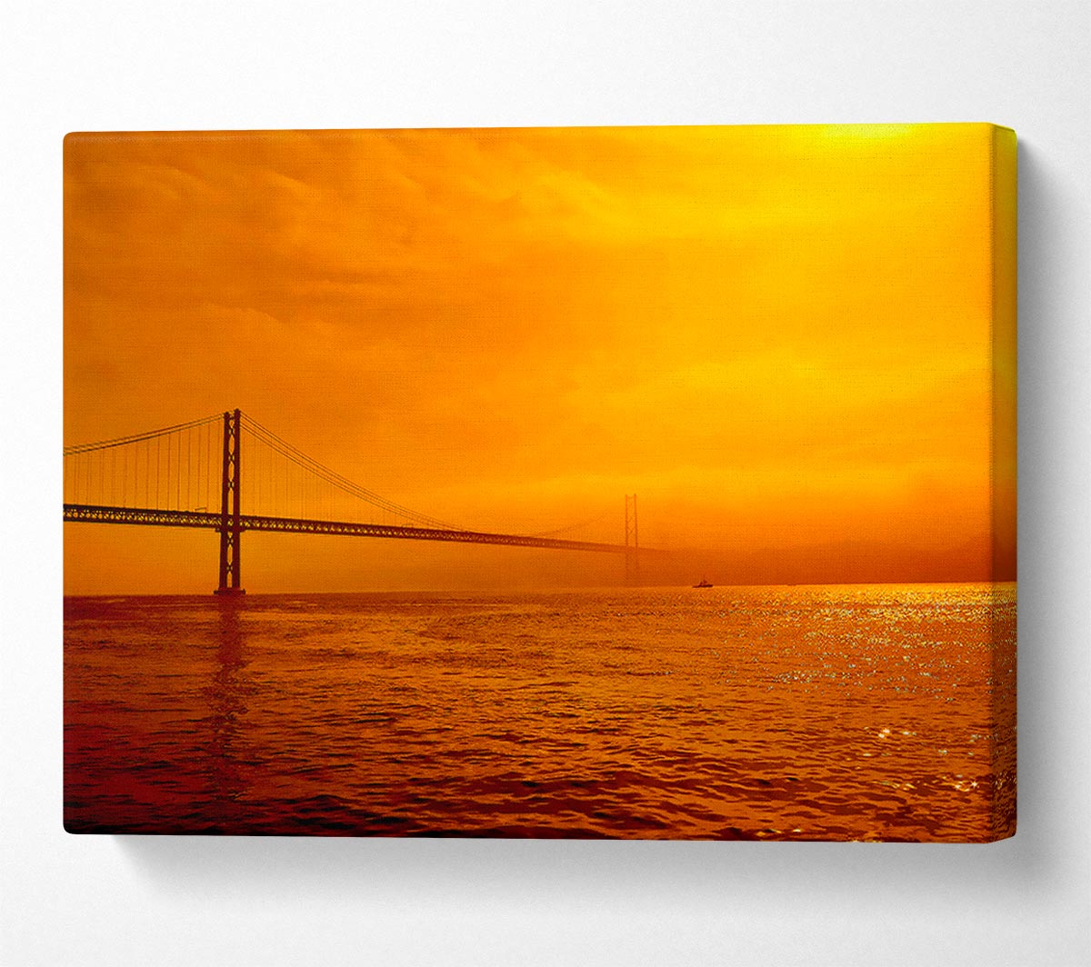 The Misty Ocean Crossing Canvas Wall Art