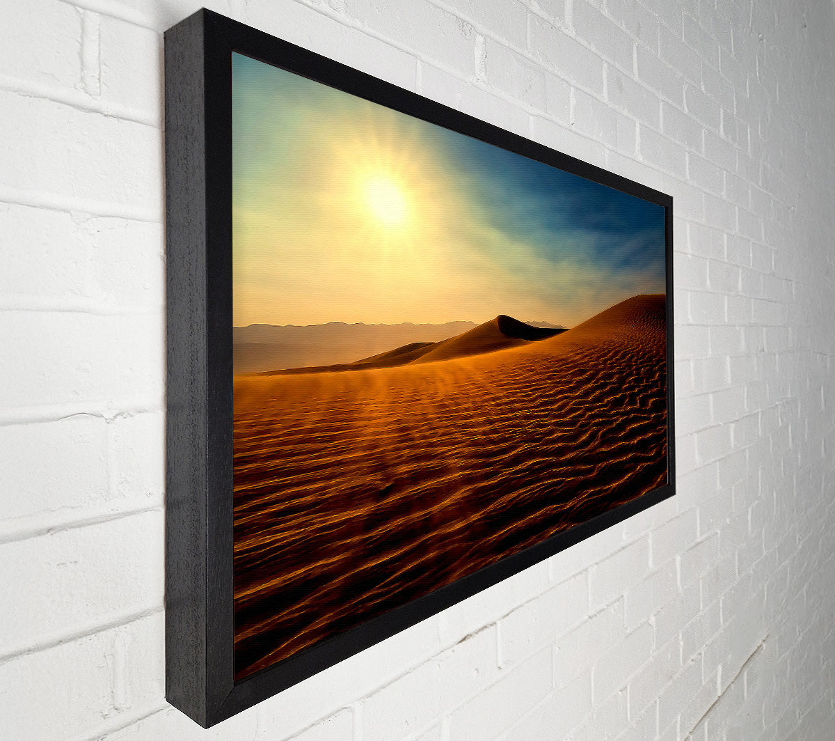 Sand Wind Canvas Wall Art