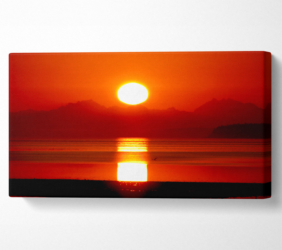 Sunrise Over North Cascades Canvas Wall Art