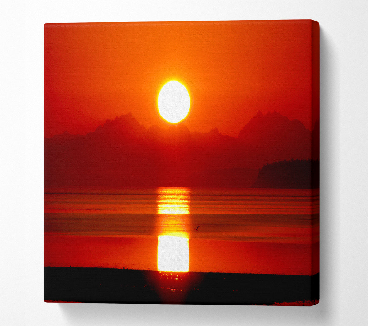 Sunrise Over North Cascades Canvas Wall Art