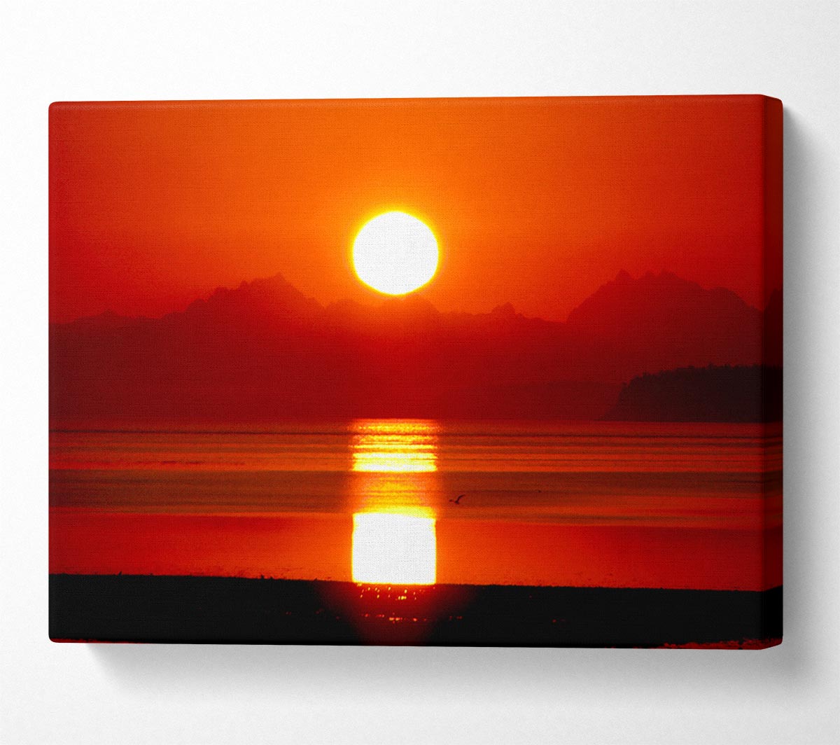 Sunrise Over North Cascades Canvas Wall Art