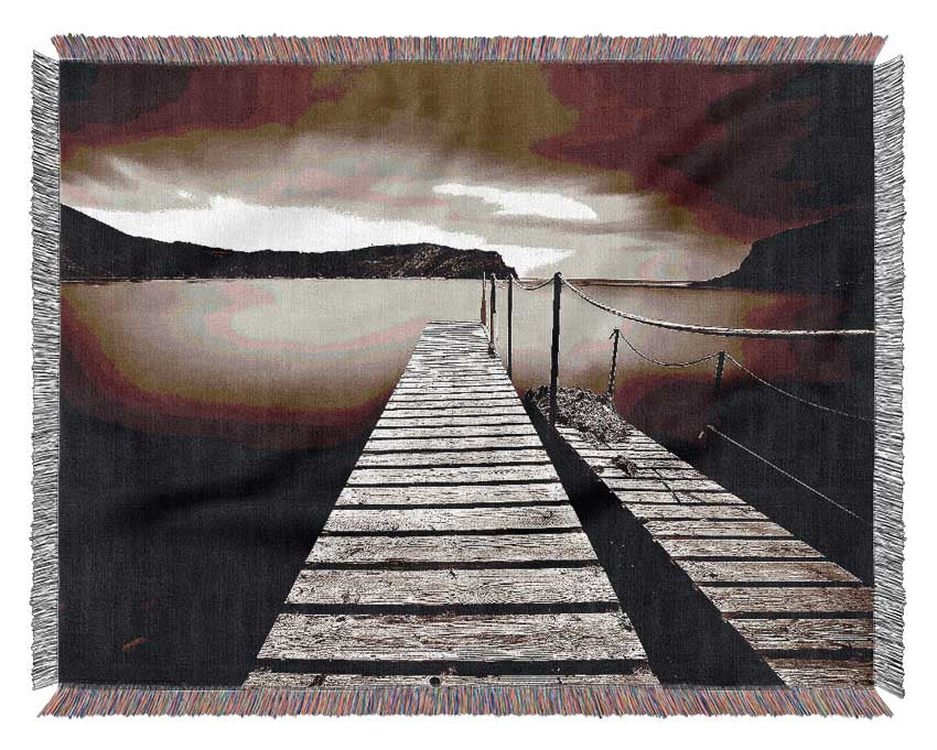 AbstractBrown Pier