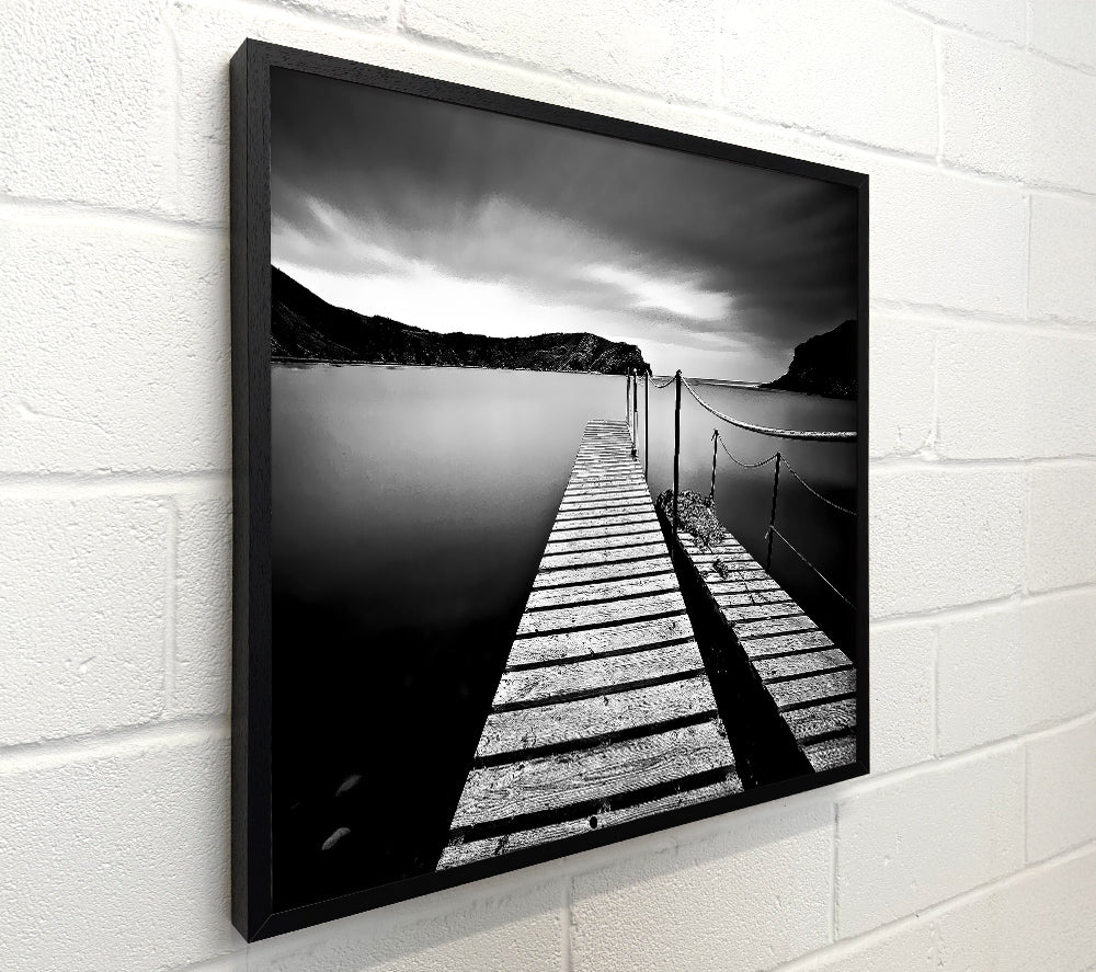 Abstract Pier B n W