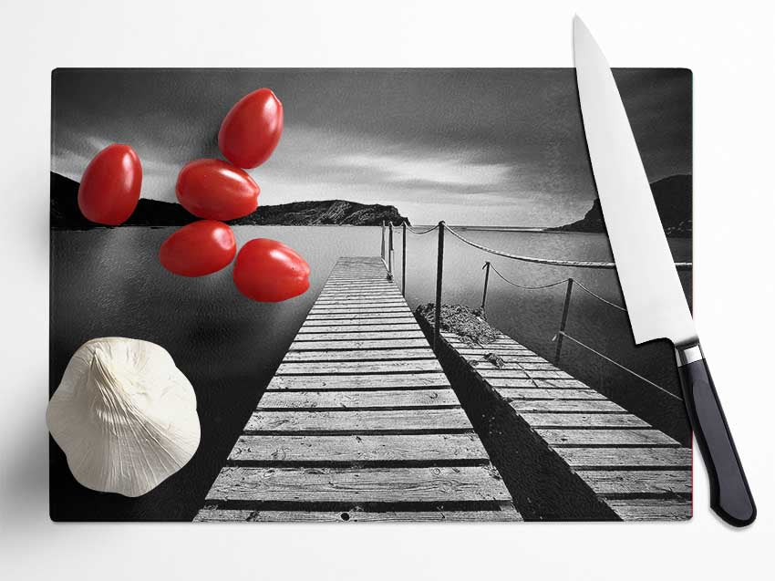 Abstract Pier B n W