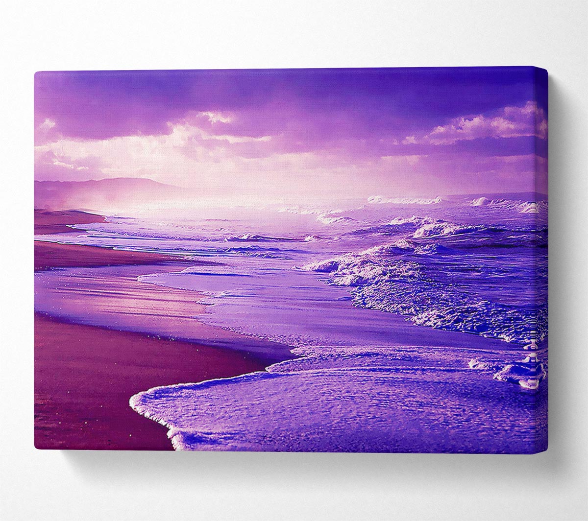 The Morning Oceans Ebb Canvas Wall Art