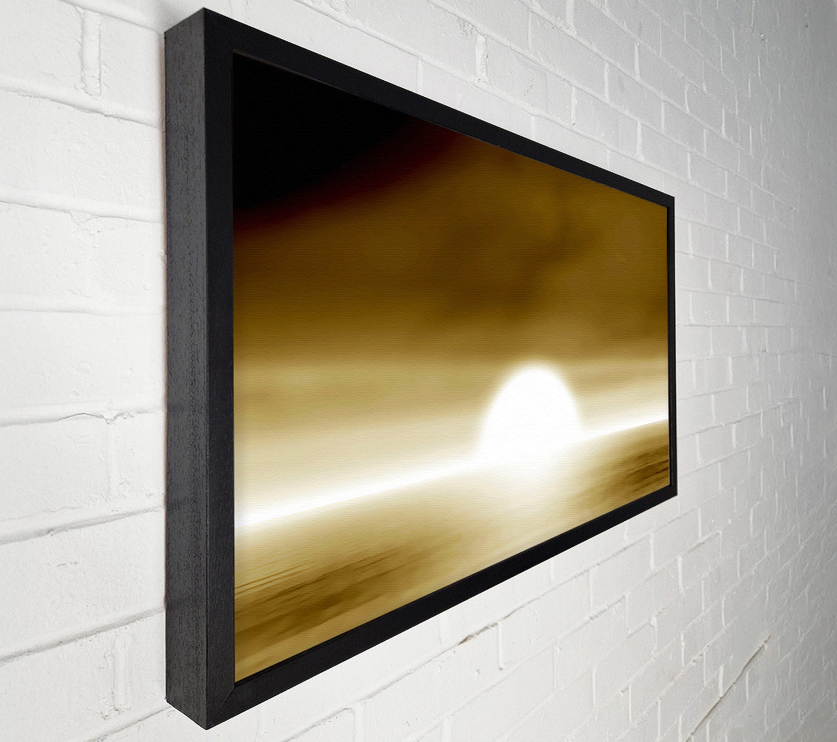 Abstact Sun Beige Canvas Art