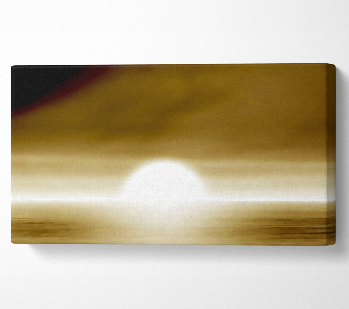 Abstact Sun Beige Canvas Art