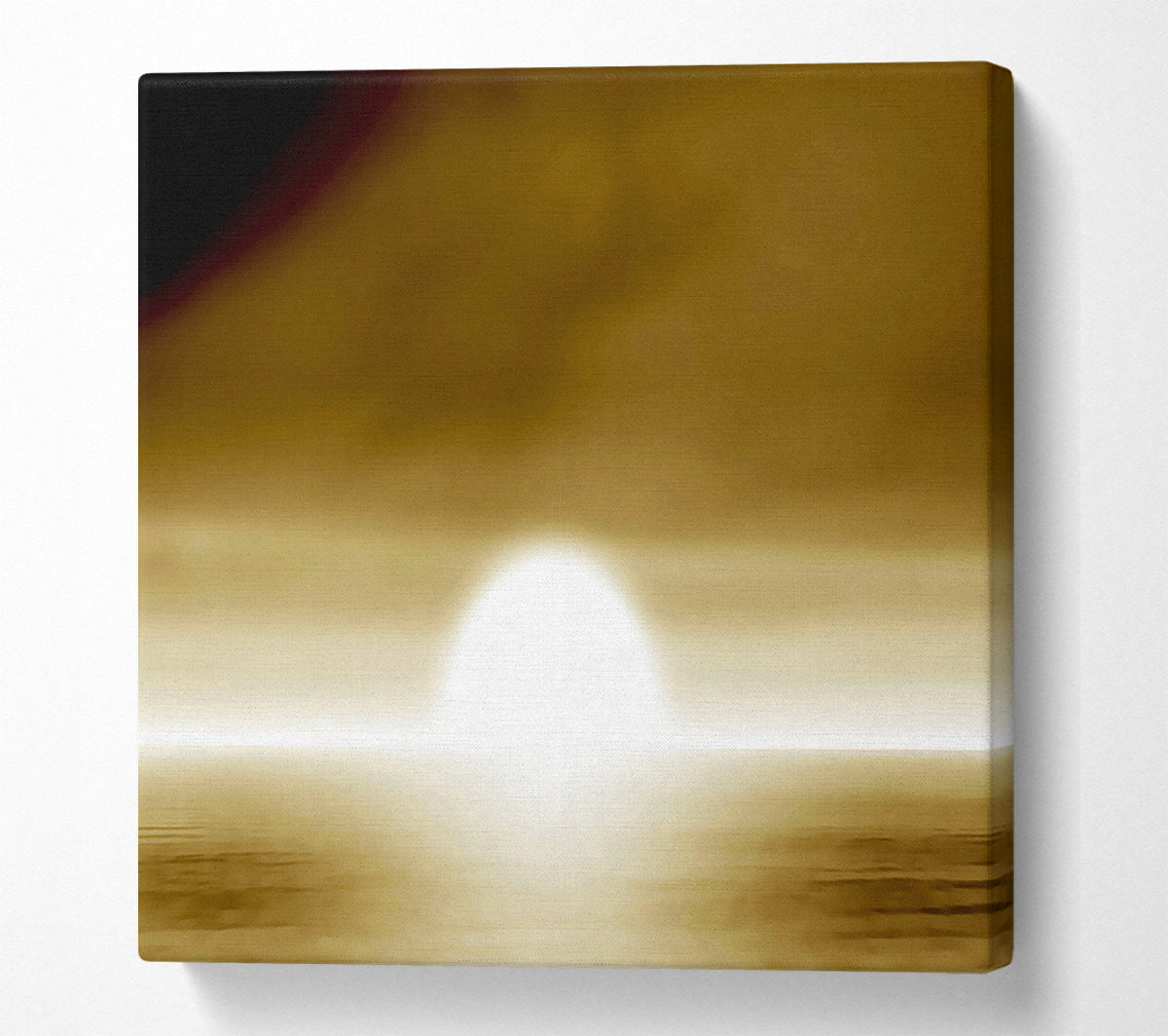 Abstact Sun Beige Canvas Art