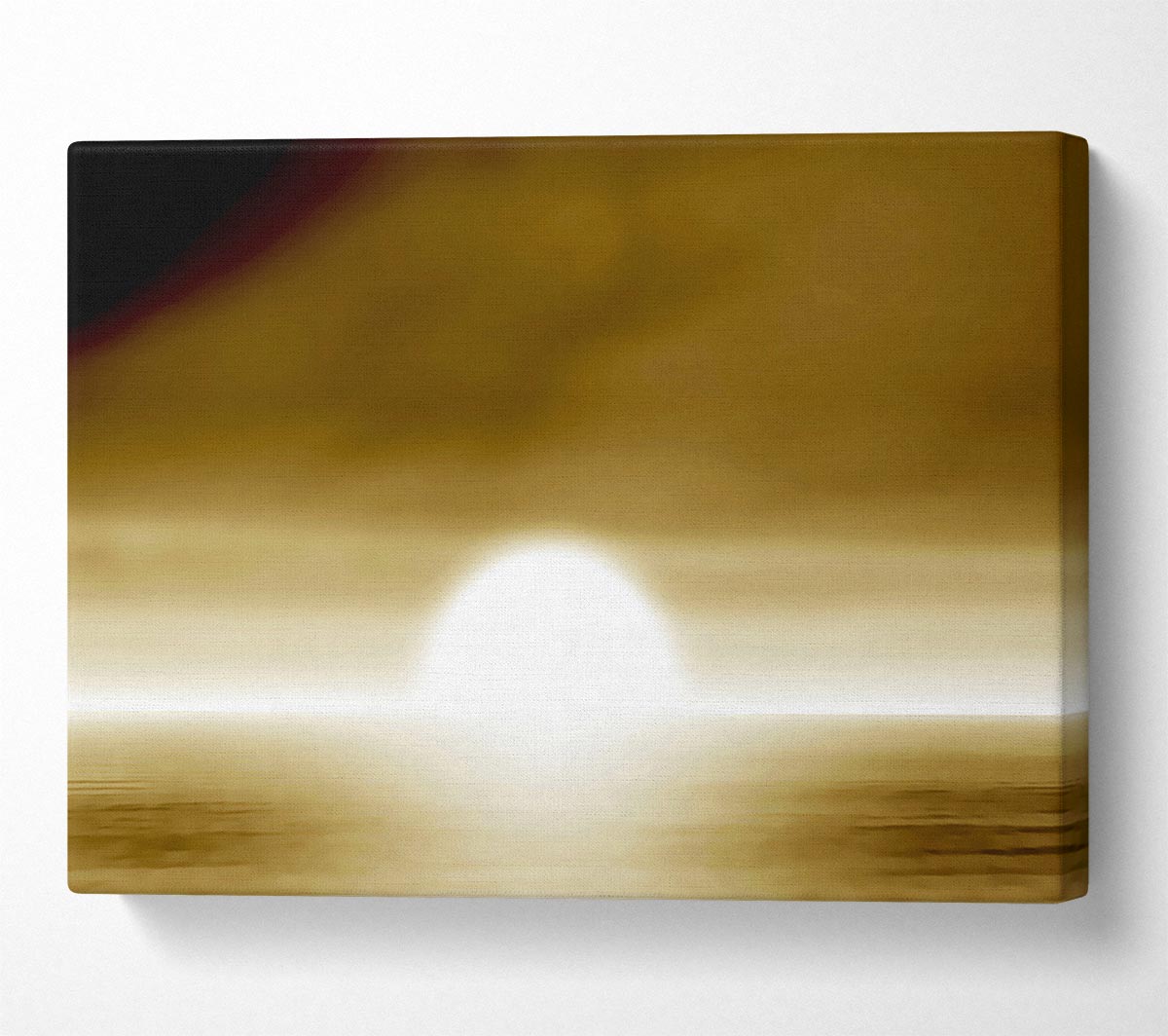 Abstact Sun Beige Canvas Art