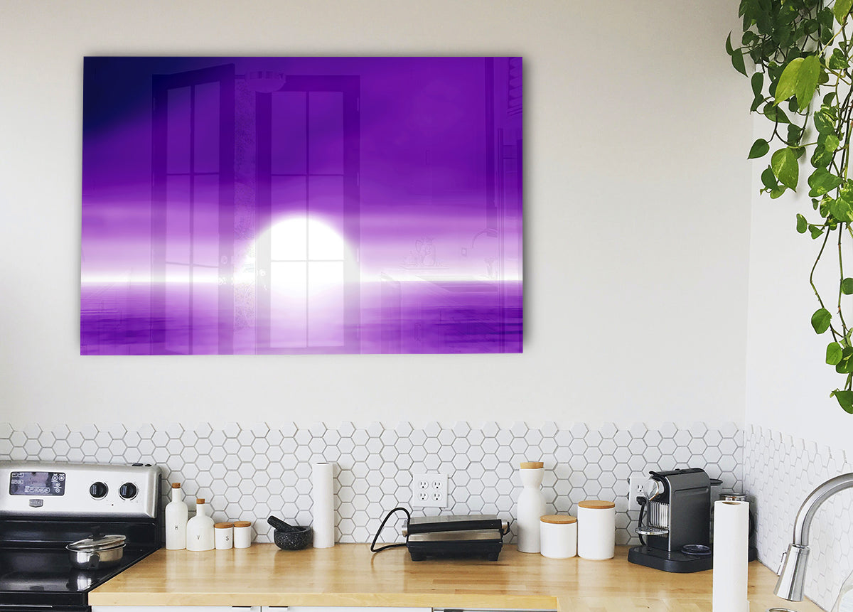 Abstact Sun Purple