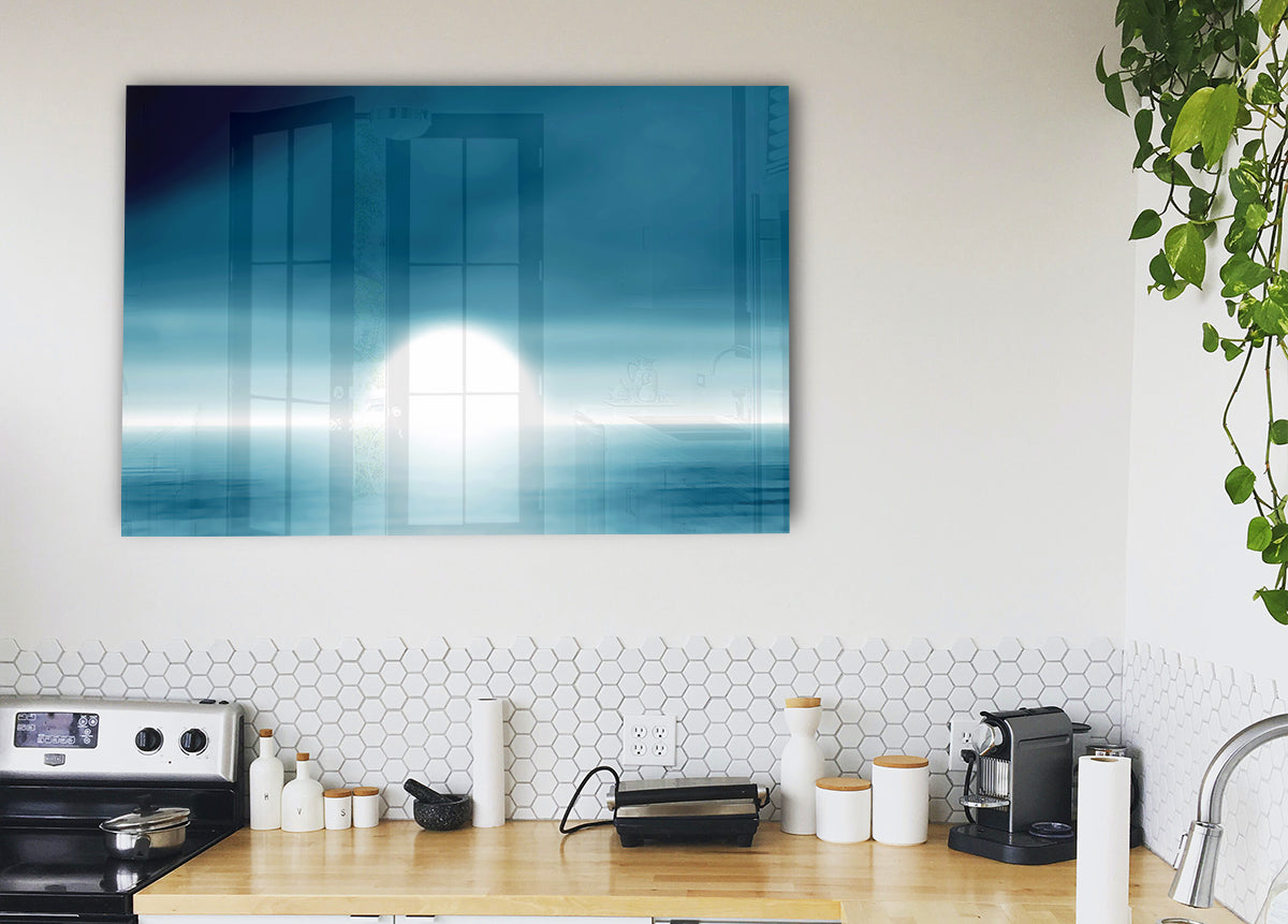 Abstact Sun Blue