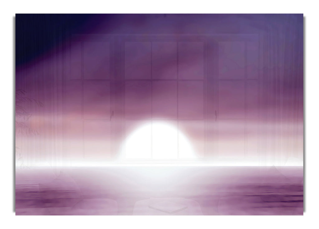 Abstact Sun Lilac