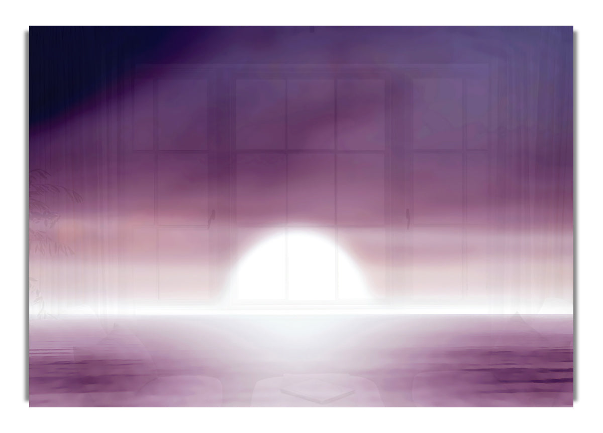 Abstact Sun Lilac