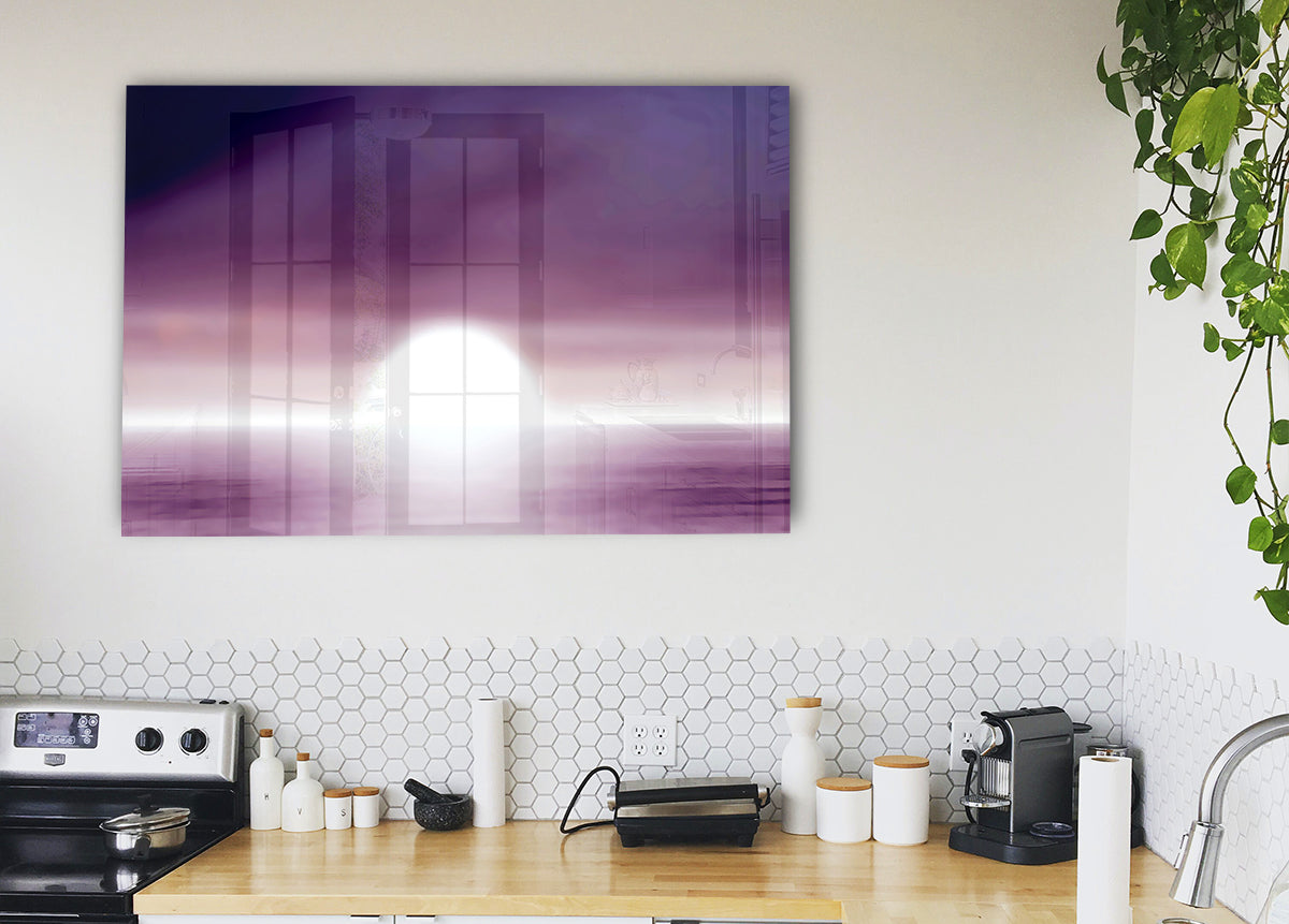 Abstact Sun Lilac