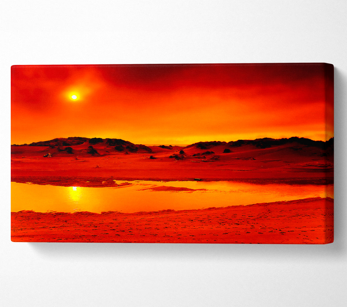 Stunning Ocean Sand Dunes Canvas Wall Art