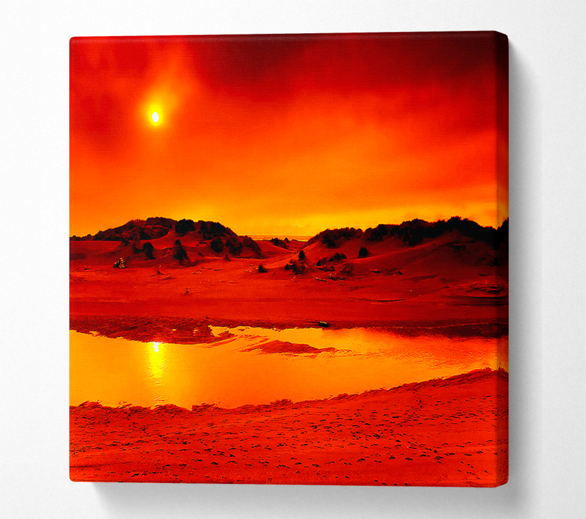 Stunning Ocean Sand Dunes Canvas Wall Art
