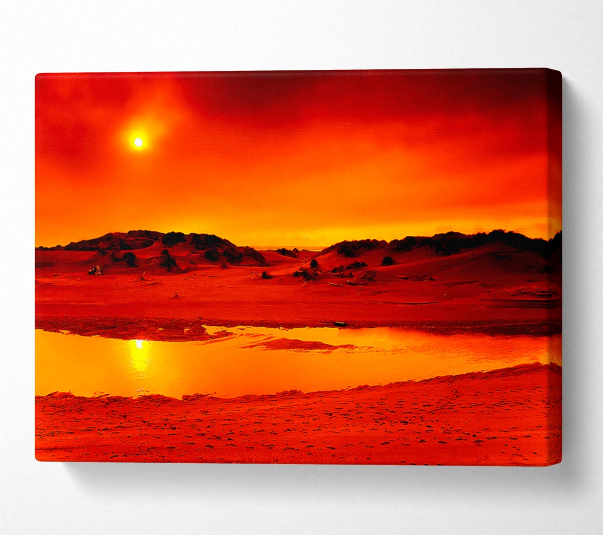 Stunning Ocean Sand Dunes Canvas Wall Art