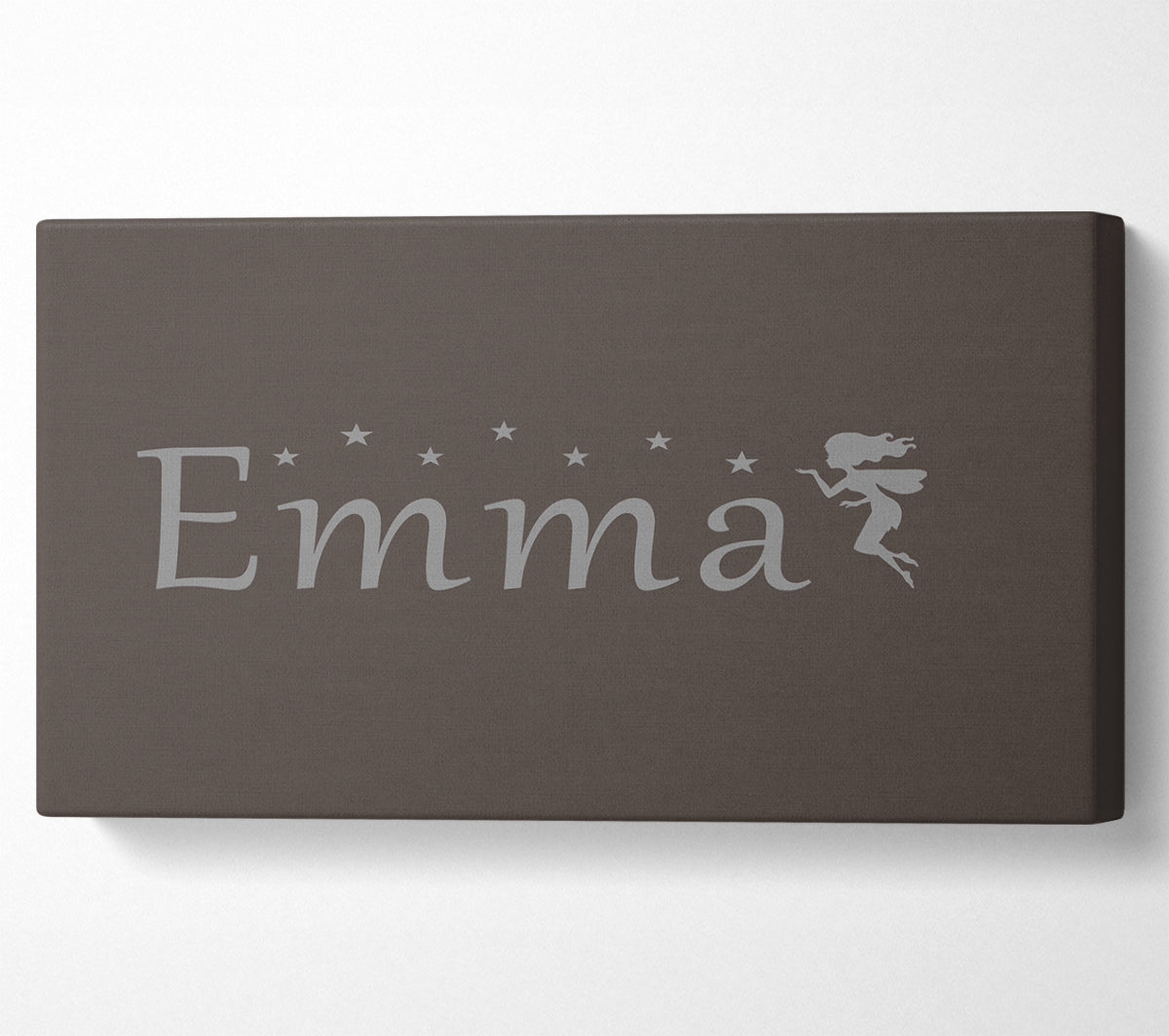 Your Name In Fairy Dust Chocolate Canvas Wall Art