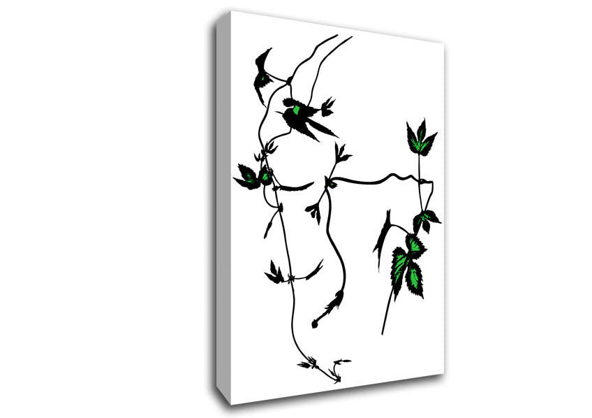 A Hint Of Green Canvas Art