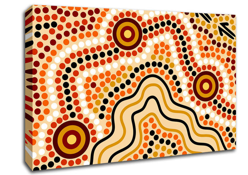 Aboriginal Australian Sands Canvas Art