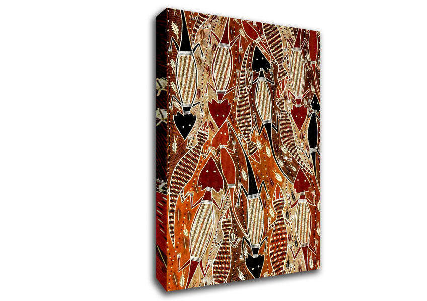 Aboriginal Ashley Djarrdi Canvas Wall Art