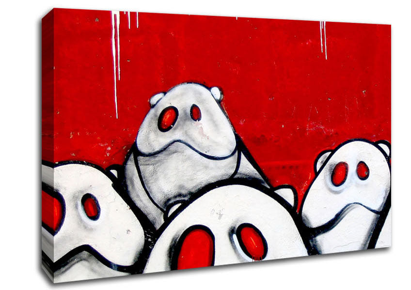 3116-Strange Animals Canvas Wall Art