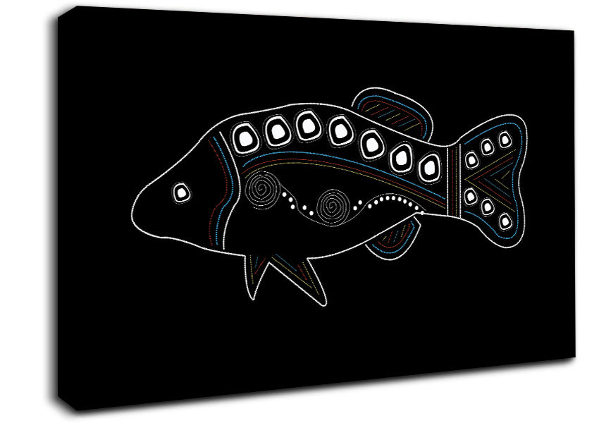 Aboriginal Fish 2 Canvas Print