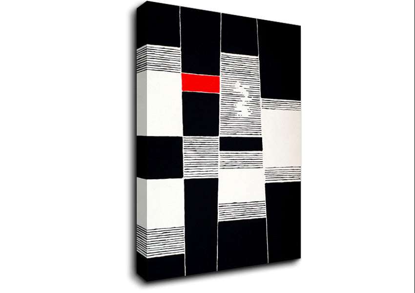 A Touch Of Red Canvas Wall Art