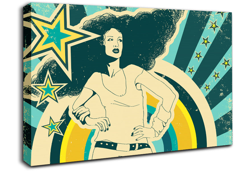 60's Chic Canvas Print